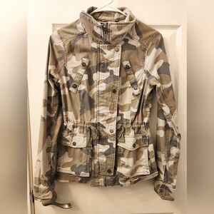 Hollister Military Bomber jacket women's size S